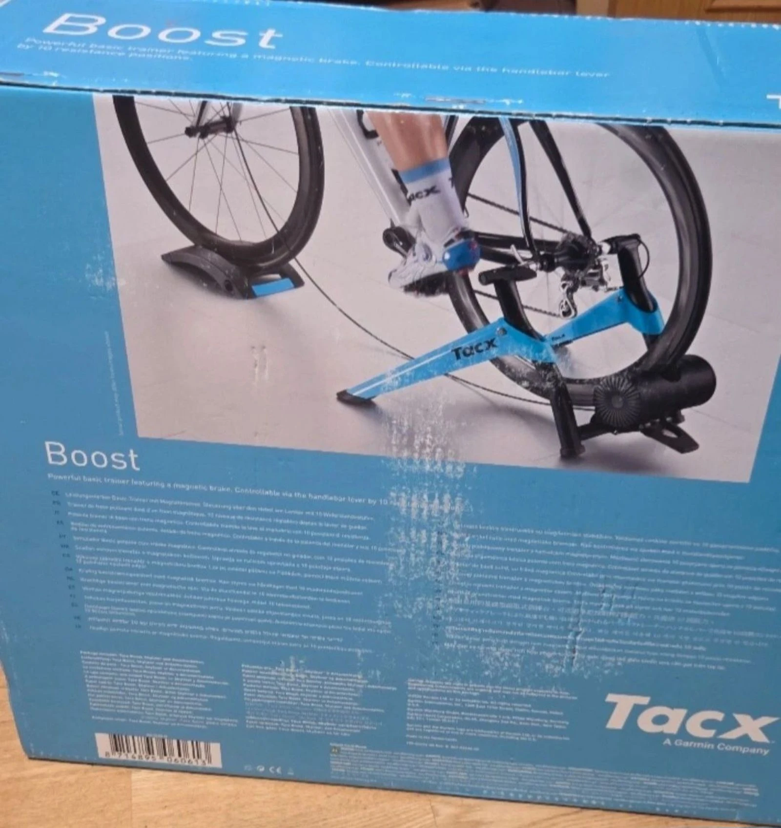 Rodillo de entrenamiento Tacx Boost (Garmin) + Soporte rueda